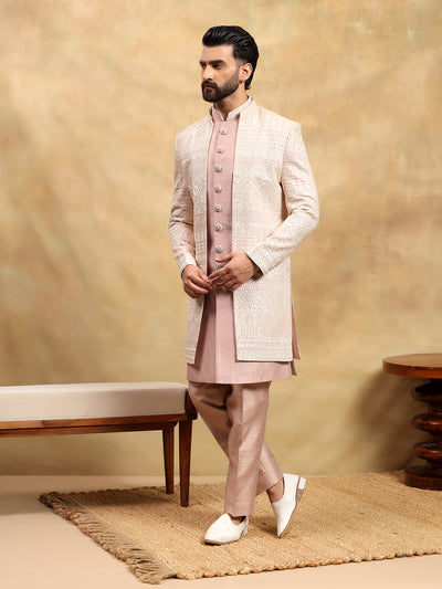 Rose Pink Indo Western Set