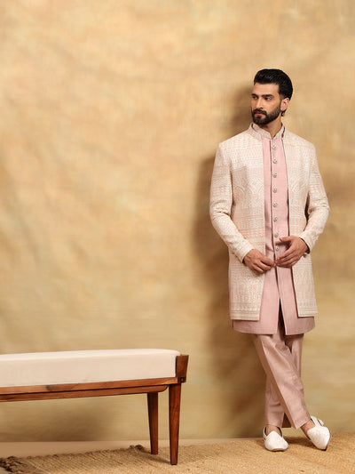 Rose Pink Indo Western Set