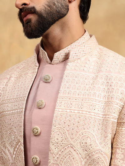 Rose Pink Indo Western Set