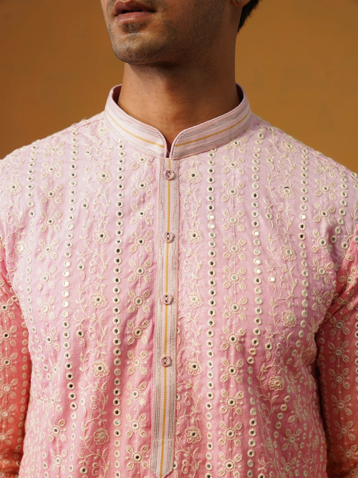 Ombre Lucknowi Kurta with Baggy Pant
