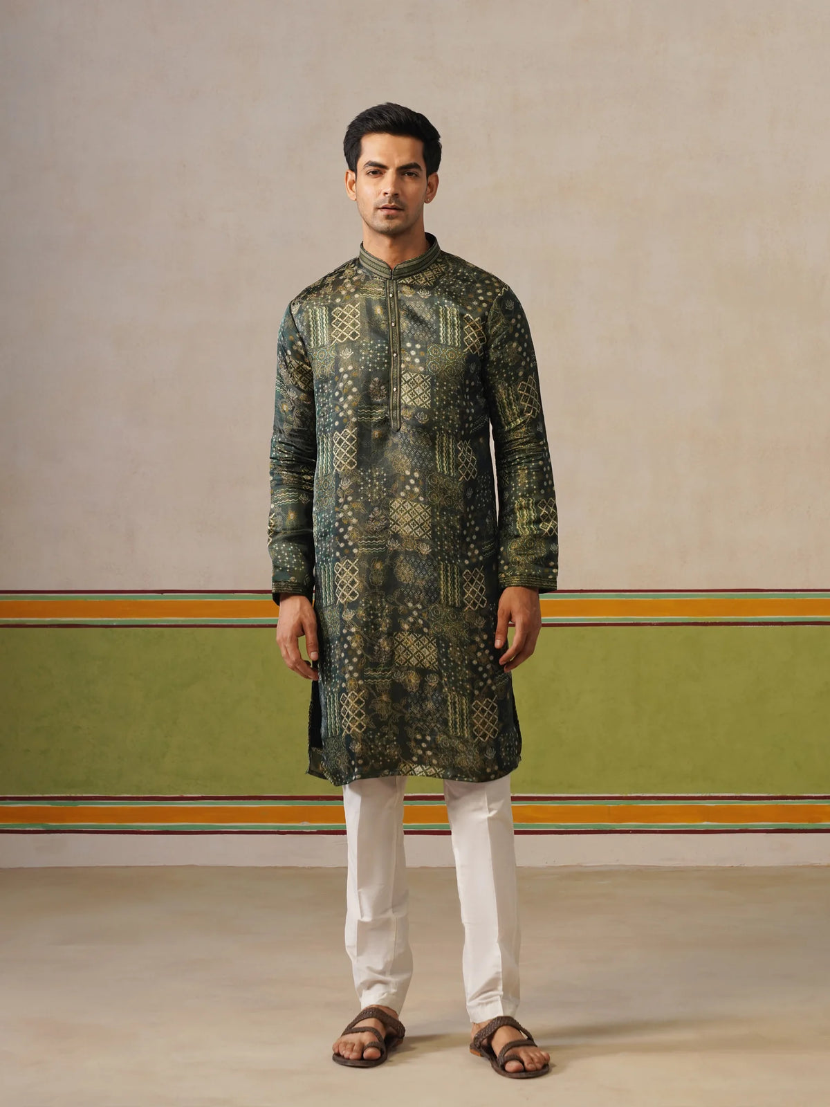 Banarasi Silk Kurta with Pyjama Set