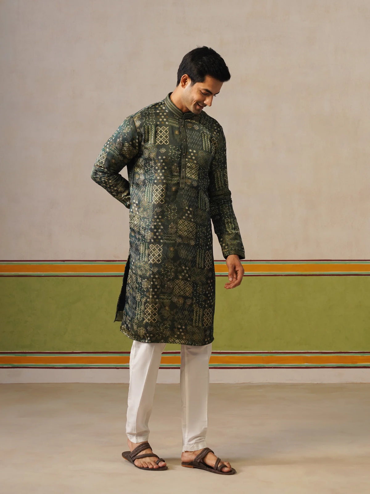 Banarasi Silk Kurta with Pyjama Set