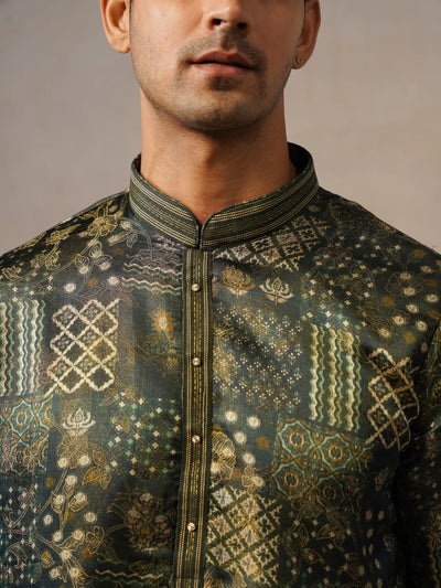 Banarasi Silk Kurta with Pyjama Set